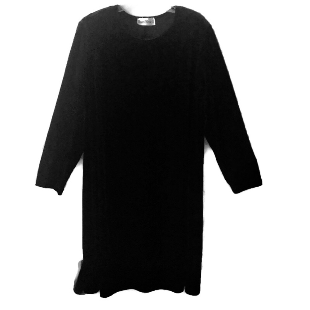 Black Velvet Dress.